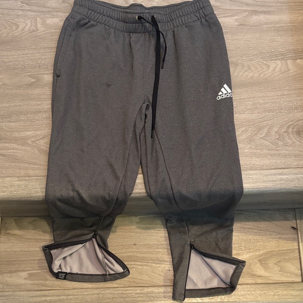 Adidas Kids Charcoal Joggers